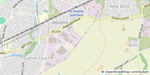 Map of St.helens, Merseyside