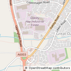 Map of Corby, Northamptonshire
