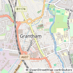 Map of Grantham