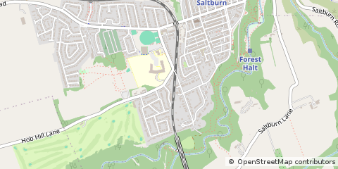 Map of Saltburn-by-the-SEA, Cleveland