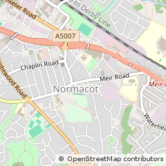 Map of Stoke-on-Trent