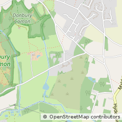 Map of Chelmsford, Essex