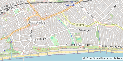 Map of Bournemouth