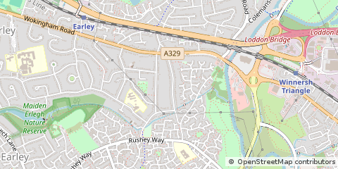 Map of Reading