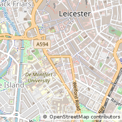 Map of Leicester