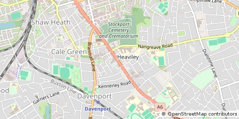 Map of Stockport