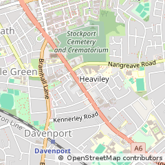 Map of Stockport