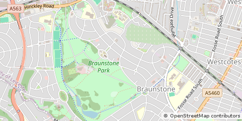 Map of Leicester