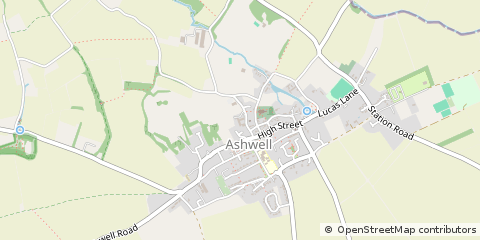 Map of Burdock, Ashley