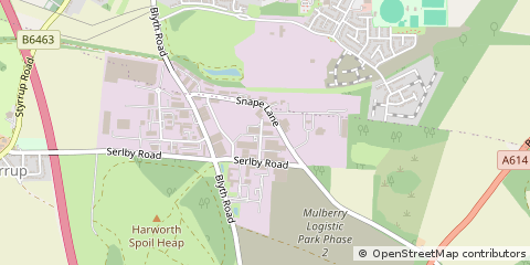 Map of Doncaster, South Yorkshire