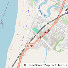 Map of Maryport, Cumbria