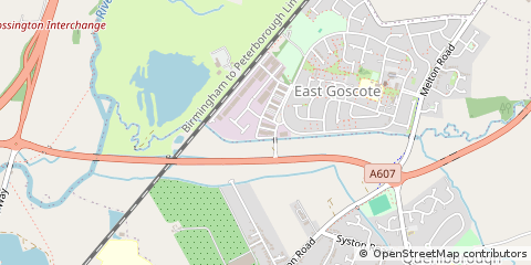 Map of Leicester