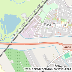 Map of Leicester