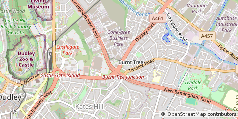 Map of Dudley