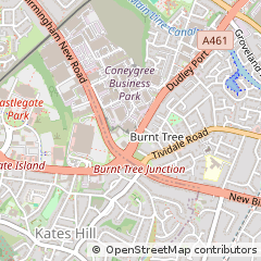 Map of Dudley