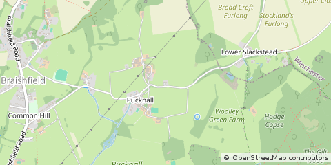 Map of Romsey, Hampshire