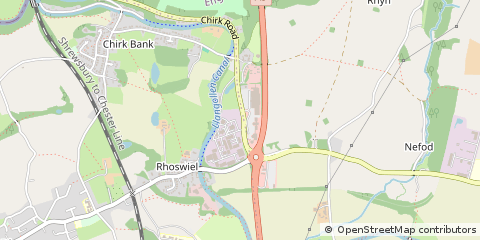 Map of Wrexham
