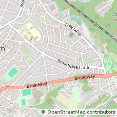 Map of Leeds, West Yorkshirwe
