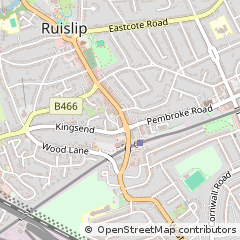 Map of Ruislip, Middlesex