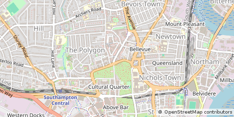 Map of Southampton