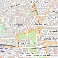 Map of Southampton
