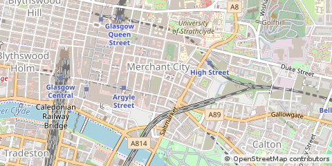Map of Glasgow