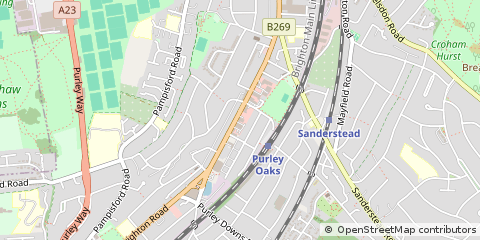 Map of South Croydon