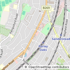 Map of South Croydon