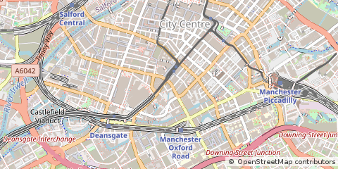 Map of Manchester