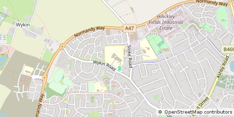 Map of Hinckley