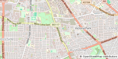 Map of Manchester