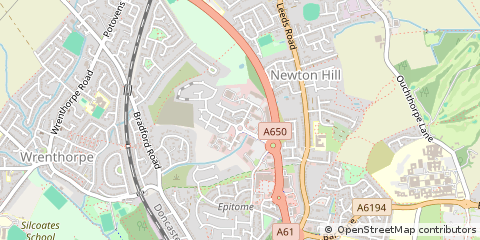 Map of Wakefield