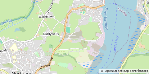 Map of Bideford