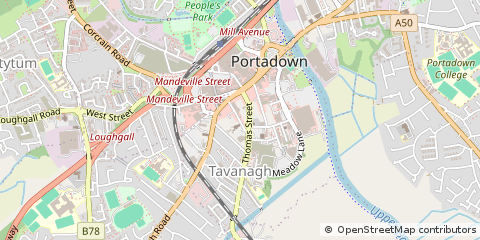 Map of Craigavon