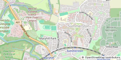 Map of Glasgow