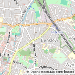 Map of Hitchin, Hertfordshire