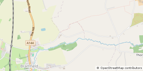 Map of Halesworth, Suffolk