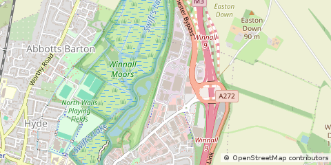 Map of Winchester