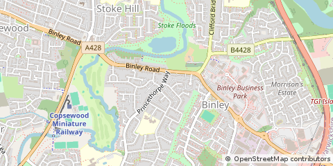 Map of Coventry, West Midlands