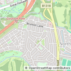 Map of Newcastle Upon Tyne