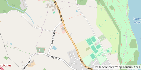 Map of Knutsford, Cheshire