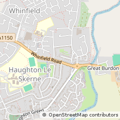 Map of Darlington, County Durham