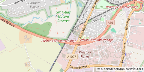 Map of Stockton-on-Tees