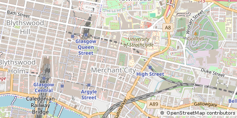 Map of Glasgow
