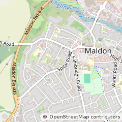 Map of Maldon, Essex