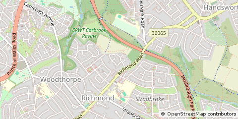 Map of Sheffield