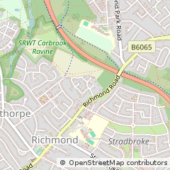 Map of Sheffield