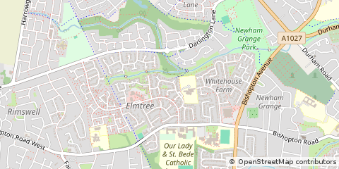 Map of Stockton-on-Tees