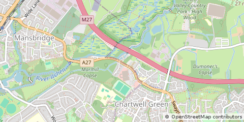 Map of Southampton, Hampshire