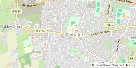 Map of Windsor, Berks